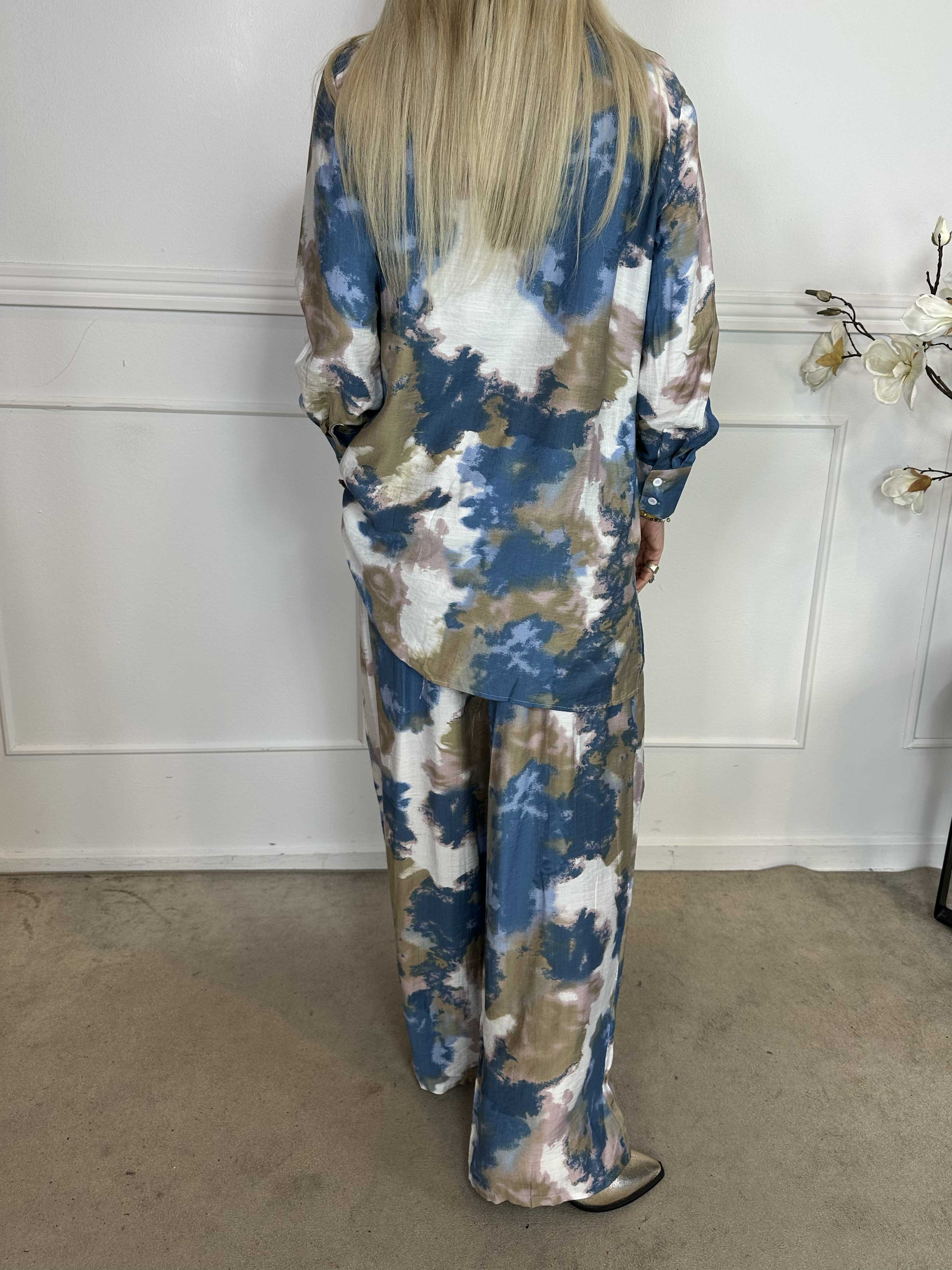 Vonnie - Mönstrat skjortset i viskos